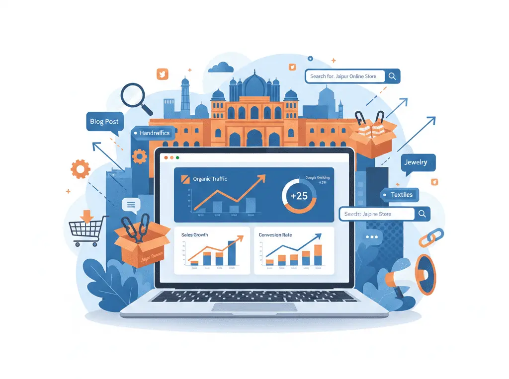 Increase Organic Traffic for Your Online Store in Jaipur